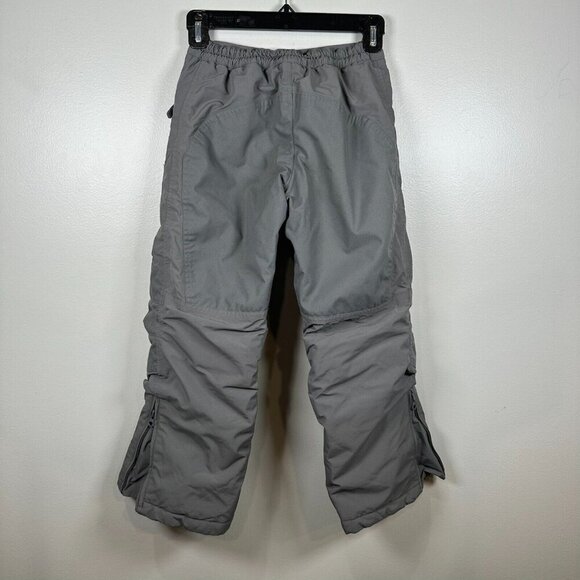 Lands' End Kids Unisex Gray Grow A Longs Squall Ski Snow Pants Size 8 - Picture 10 of 13